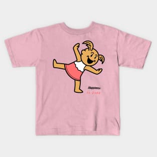 Happiness is free Kids T-Shirt